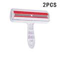 Roller removedor de pelo de mascotas – Tamaño original, rodillo de pelusa reutilizable para pelo de gato y perro en muebles, sofá, alfombra, coche, alfombras y ropa de cama – Portátil