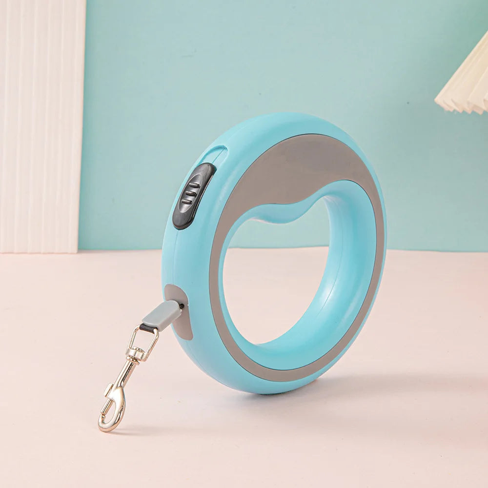 Correa Retráctil 360° para Perros – Diseño Moderno y Control Inteligente