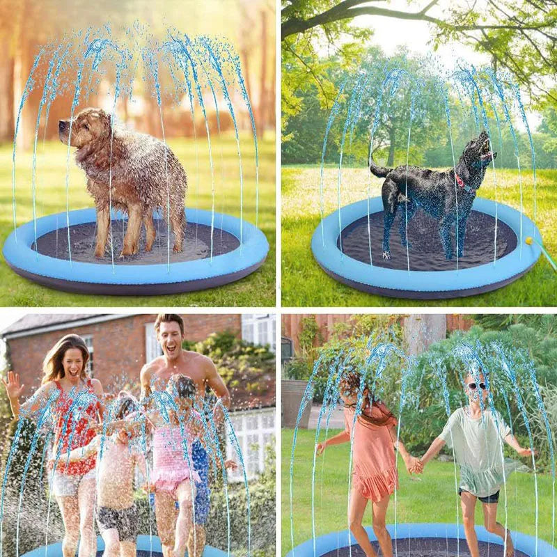 SplashPet™ – Piscina Interactiva Refrescante para Mascotas