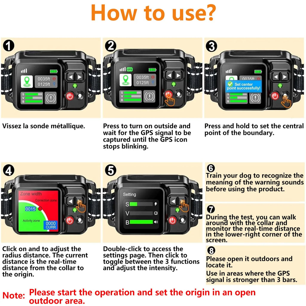 Collar GPS Inteligente para Perros – Rastreo en Tiempo Real y Seguridad Total
