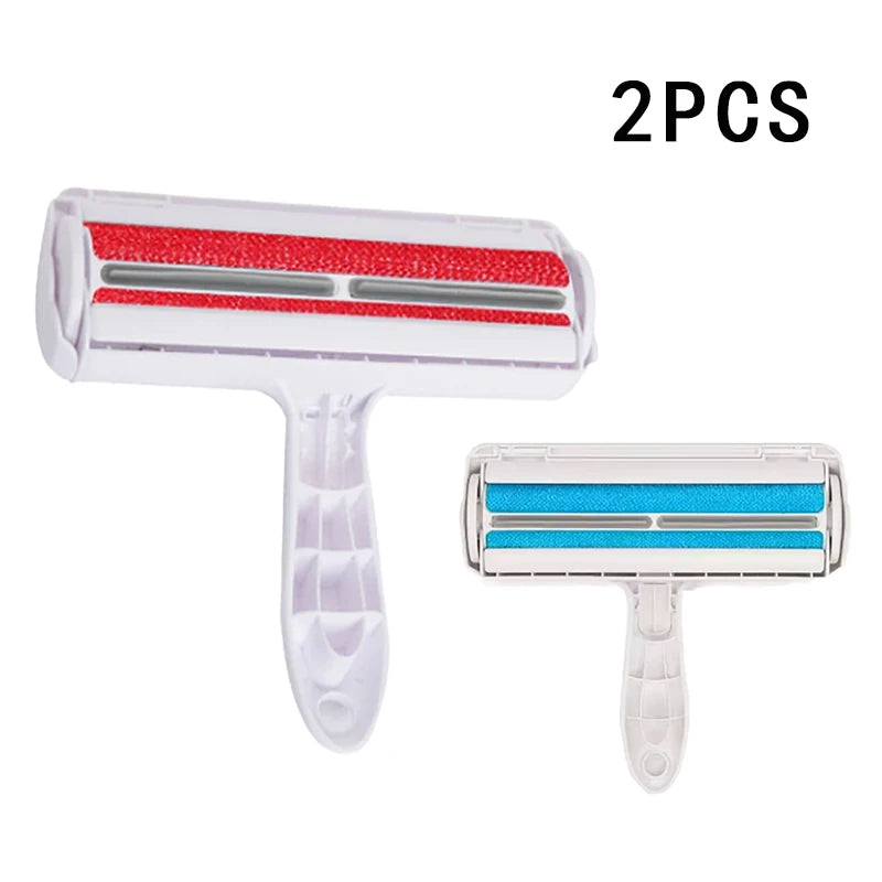 Roller removedor de pelo de mascotas – Tamaño original, rodillo de pelusa reutilizable para pelo de gato y perro en muebles, sofá, alfombra, coche, alfombras y ropa de cama – Portátil