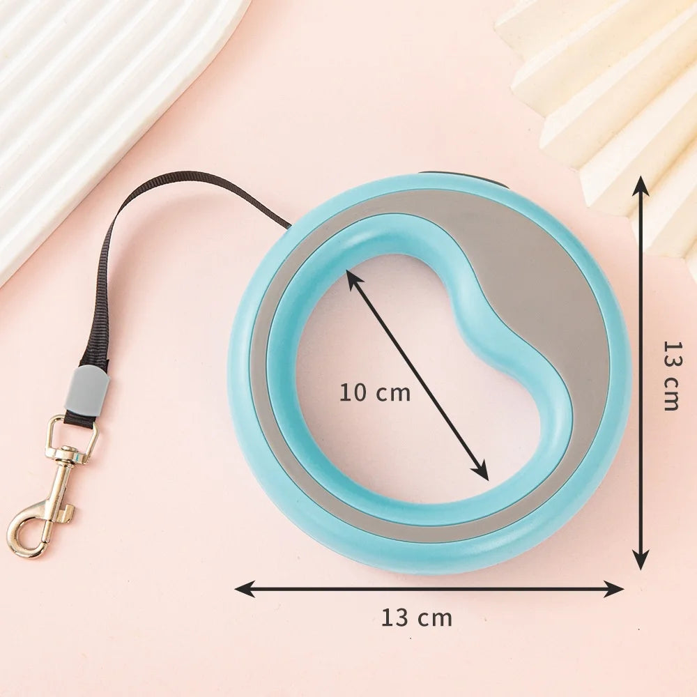 Correa Retráctil 360° para Perros – Diseño Moderno y Control Inteligente