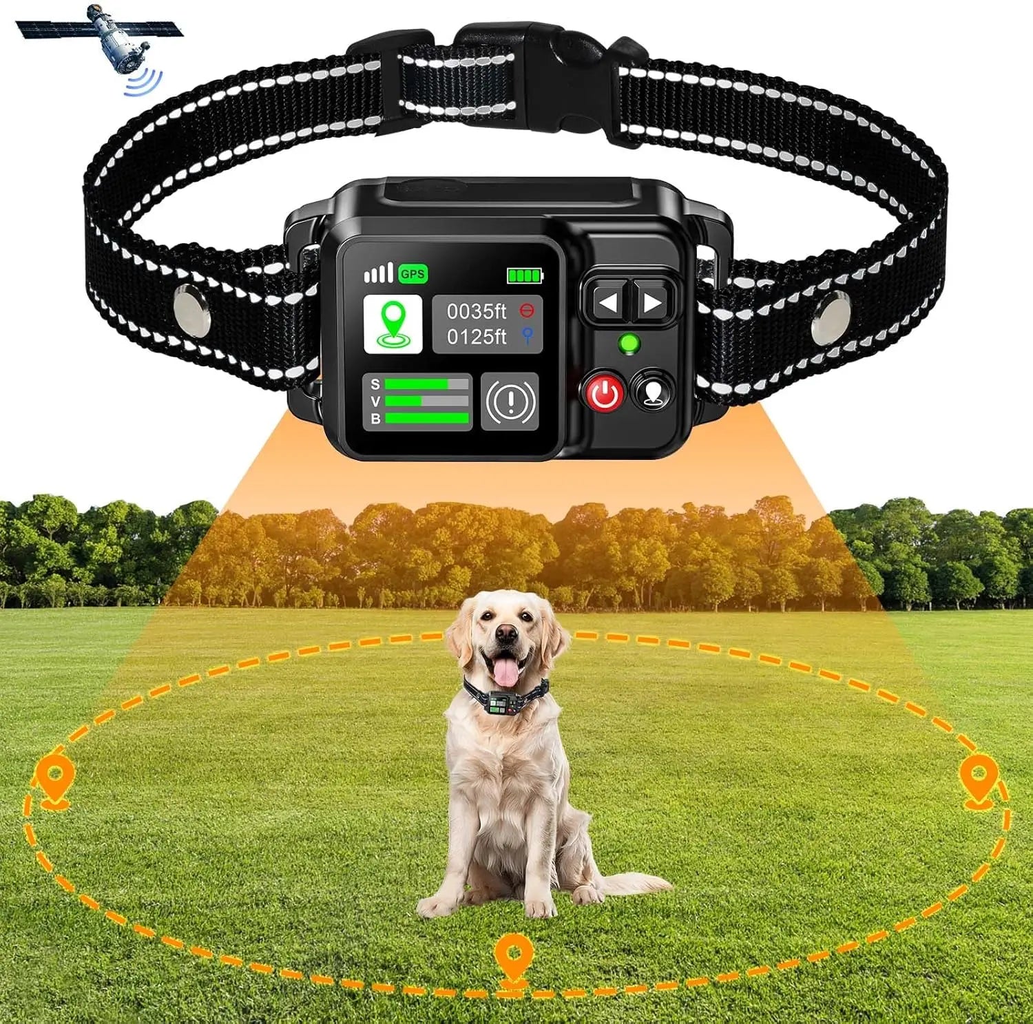 Collar GPS Inteligente para Perros – Rastreo en Tiempo Real y Seguridad Total