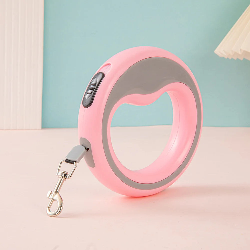 Correa Retráctil 360° para Perros – Diseño Moderno y Control Inteligente