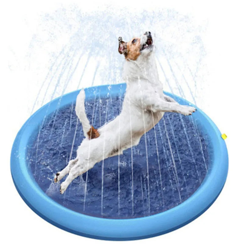 SplashPet™ – Piscina Interactiva Refrescante para Mascotas
