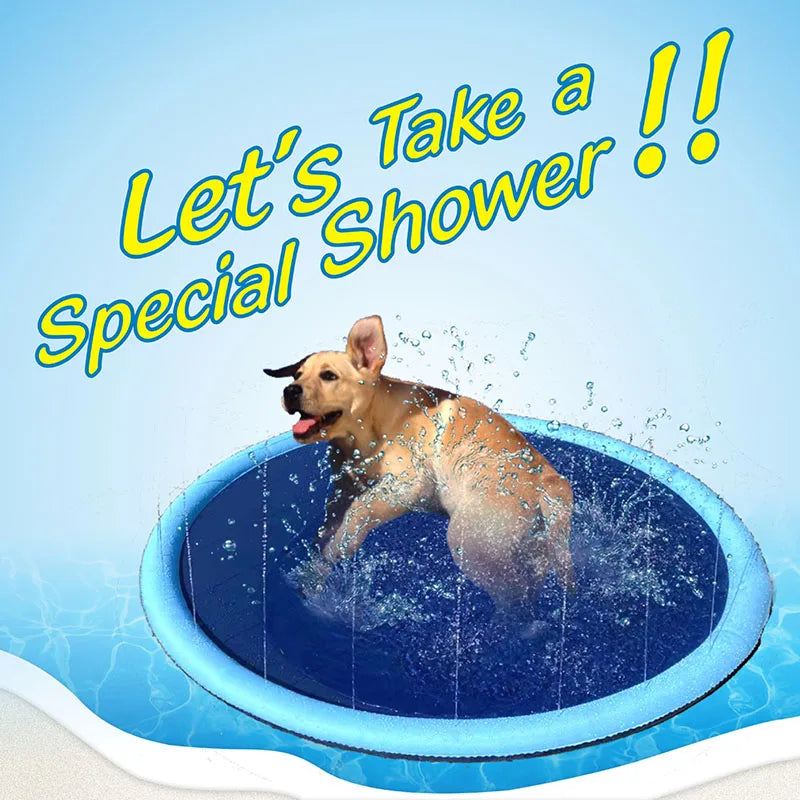 SplashPet™ – Piscina Interactiva Refrescante para Mascotas