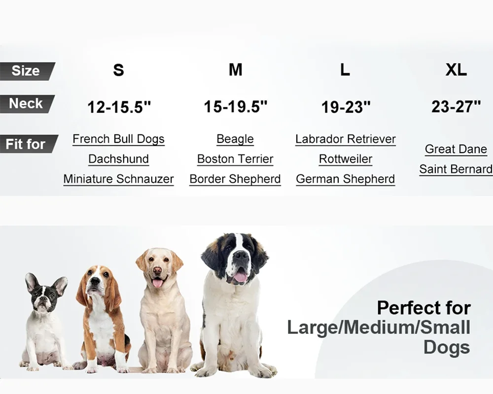Collar Reflectivo Premium para Perros – Ajustable, Cómodo y Ultra Seguro