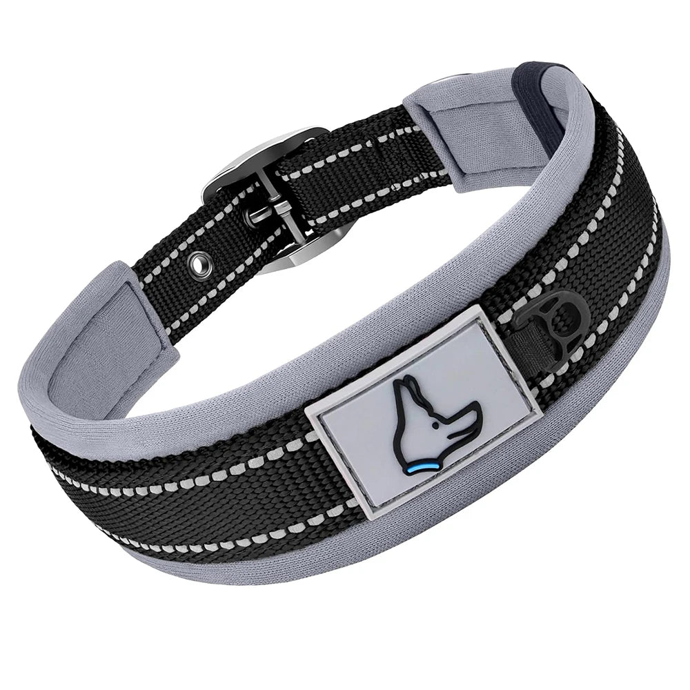 Collar Reflectivo Premium para Perros – Ajustable, Cómodo y Ultra Seguro